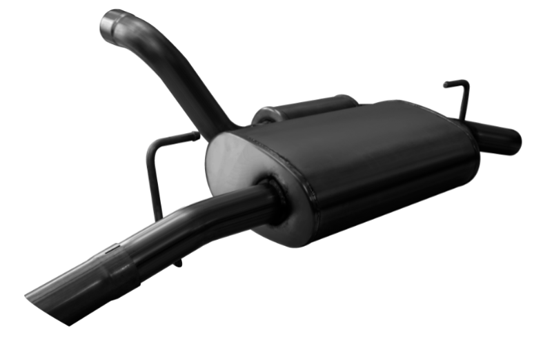 Corsa 18+ Jeep Wrangler JL 2.5in Dual Rear Turn Down Exit Black Touring Axle-Back Exhaust 21015BLK