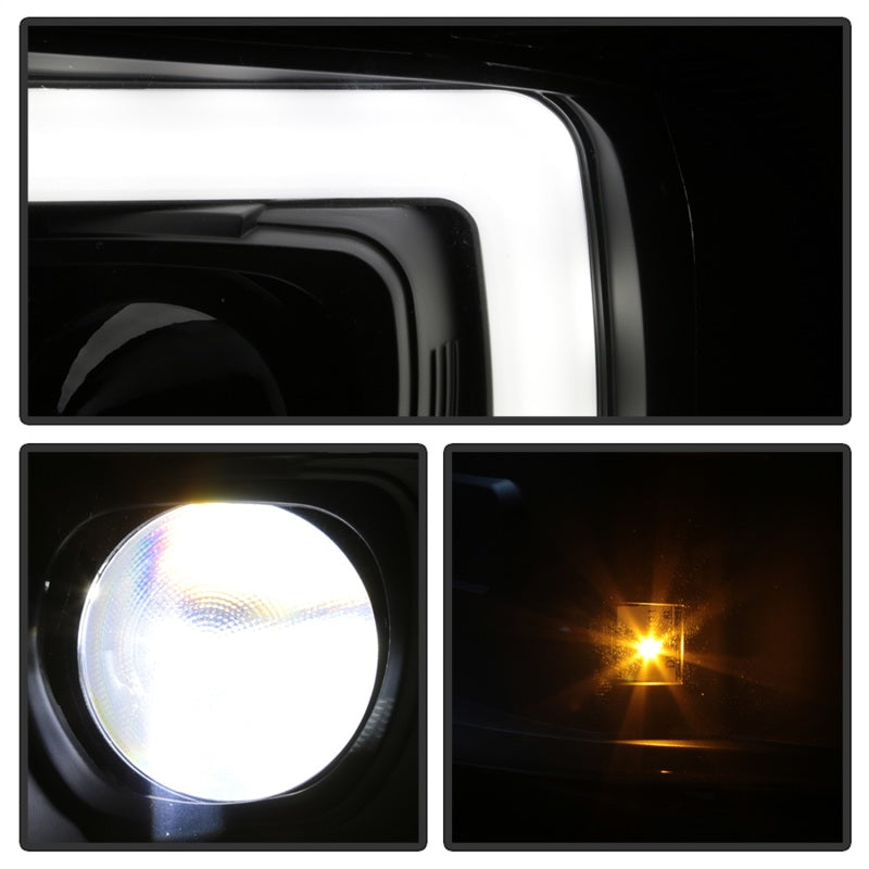 Spyder 05-07 Ford F250/350/450 Super Duty Projector LED Black PRO-YD-FS05V2PL-BK 5087911