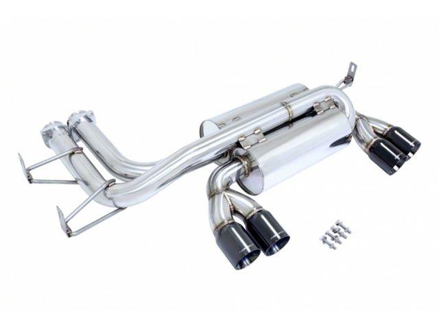 Megan Racing Axle Back Exhaust for 2001-2006 BMW M3 - T-304 Stainless, Dual Tip