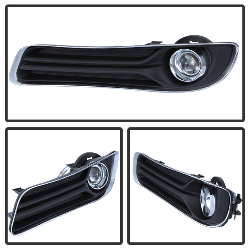 Spyder Chrysler 300 2011-2014 OEM Fog Light W/Universal Switch- Clear FL-C30011-C 5080394