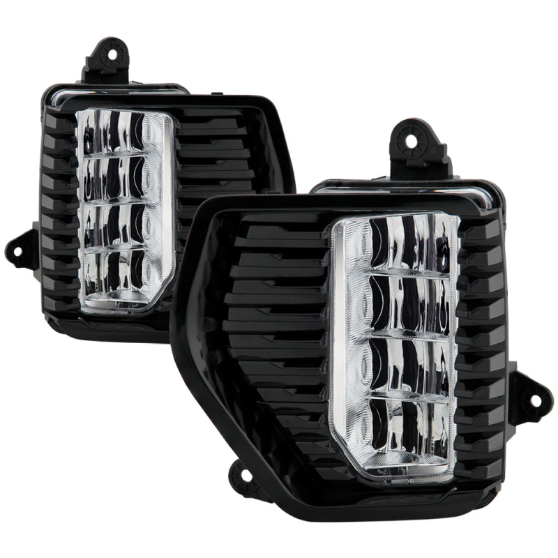 Spyder GMC Sierra 1500 Denali Only 19-20 (Not for 2500/3500) OEM Style Full LED Fog w/ Switch- Clear 5087010