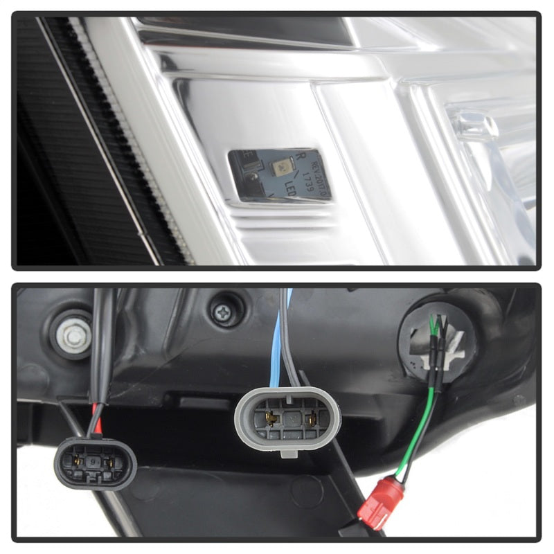 Spyder 04-15 Nissan Titan / 04-07 Nissan Armada V2 Projector Headlights - Chrome PRO-YD-NTI04-DRL-C 5085498