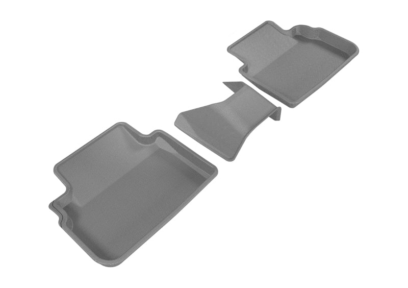 3D MAXpider 2017-2019 Subaru Impreza/Crosstrek Kagu 2nd Row Floormats - Gray L1SB02221501