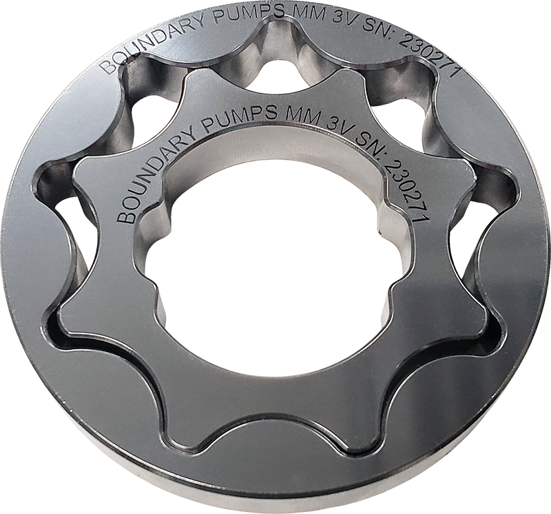 Boundary 99-15 Ford Modular Motor (All Types) V8 Oil Pump Assembly w/Billet Back Plate MM-S1-BBP