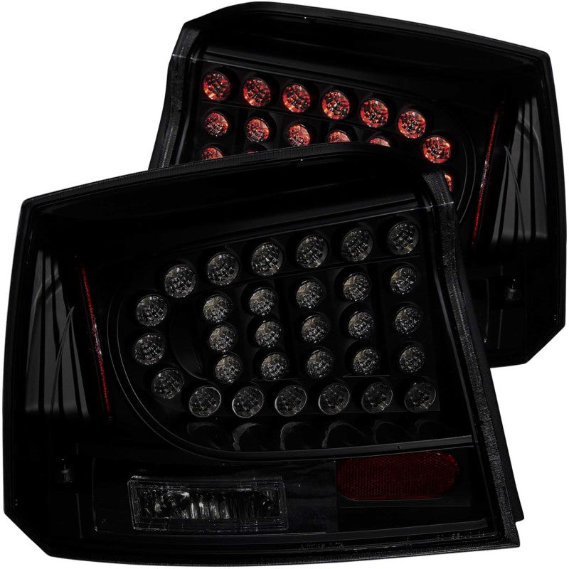 Anzo 2006-2008 Dodge Charger LED Taillights Dark Smoke