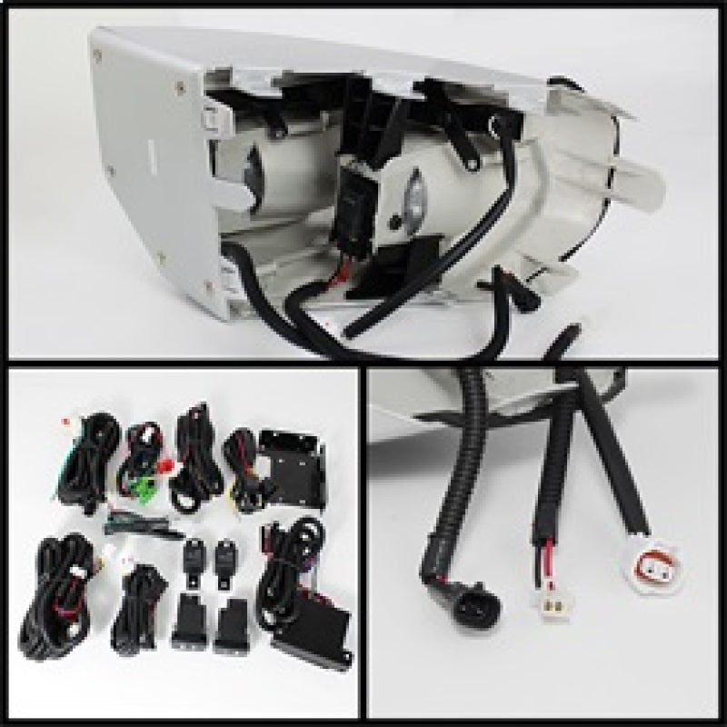 Spyder Toyota FJ Cruiser 07-14 Fog Lights W LED Daytime Running Lights w/swch- Clear FL-DRL-TFJ07-C 5070555