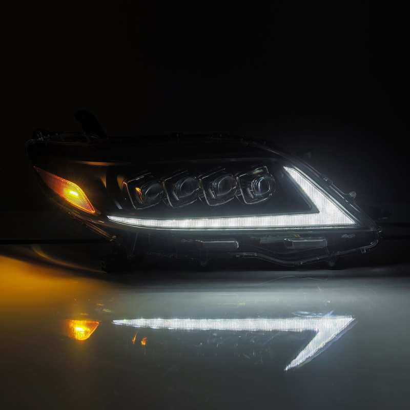 AlphaRex 2011+ Toyota Sienna NOVA LED Proj Headlights Plank Style Black w/Activ Light/Seq Signal/DRL 880768 *Discontinued