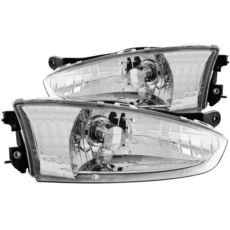 Anzo 1997-2002 Mitsubishi Mirage Crystal Headlights Chrome