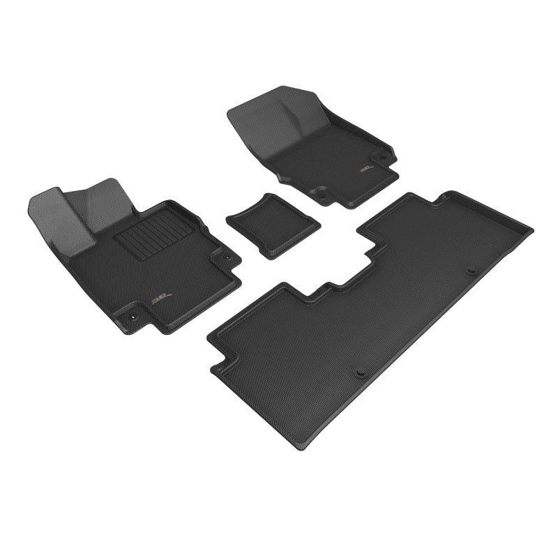 3D MAXpider 2023+ Genesis Gv60 Kagu Floor Mat- Black R1 R2 R3 L1GS01201509
