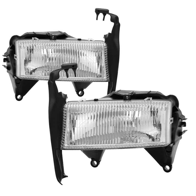 SPYDER xTune Dodge Dakota 1997-2004 / Durango 1998-2004 OEM Style Headlights - Chrome HD-JH-DDAK97-C 9036767