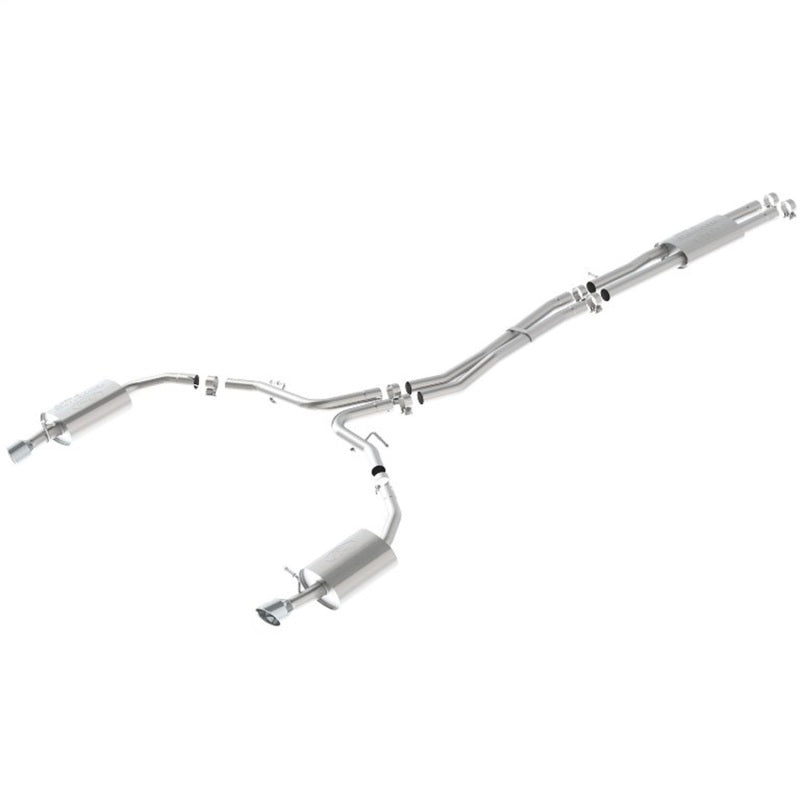 Ford Racing 10-17 Taurus Sho Cat-Back Touring Exhaust System - Chrome Tips M-5200-SHOTC