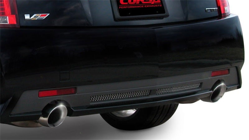 Corsa Performance 09-13 Cadillac CTS Sedan V 6.2L V8 Polished Touring Axle-Back Exhaust