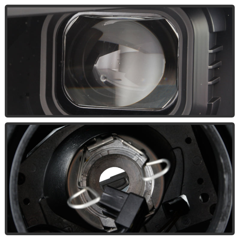 Spyder Chevy Camaro 16-18 Halogen Model Projector Headlights Black PRO-YD-CCAM16HALSI-SEQ-BK 5087331