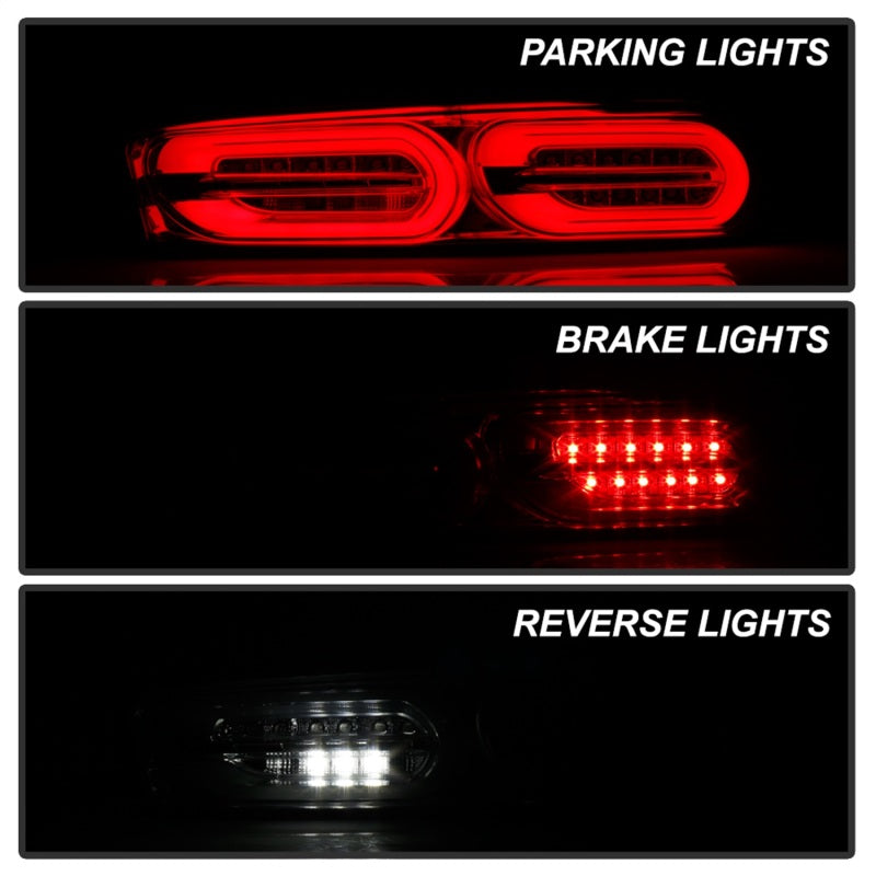 Spyder Chevy Camaro 16-18 (Do Not Fit Halogen Model) LED Tail Lights Chrome ALT-YD-CCAM16LED-SEQ-C 5087249