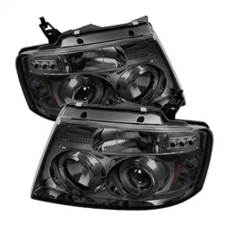 Spyder Ford F150 04-08 Projector Headlights Version 2 LED Halo LED Smke PRO-YD-FF15004-HL-G2-SM 5010223