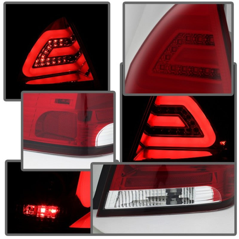 Spyder Chevy Impala 2006-2013 LED Tail Lights Red Clear ALT-YD-CHIP06-LED-RC 5076403