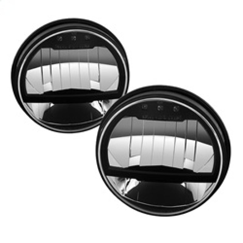 Spyder Jeep Wrangler 07-15 Crystal Headlights Black Clear 5080950