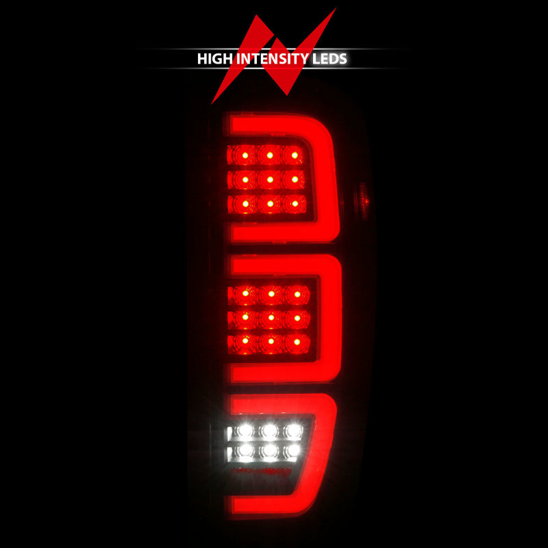 ANZO 19-23 GMC Sierra 1500/2500HD/3500HD Black Replacement Full LED Bar Tail Light 311457