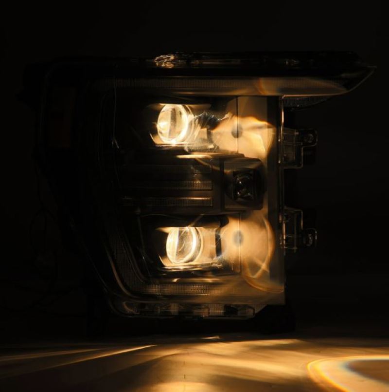 AlphaRex 21-22 Ford F150 PRO-Series Projector headlights Black w/Activ Light/Seq Signal 880293 *Discontinued