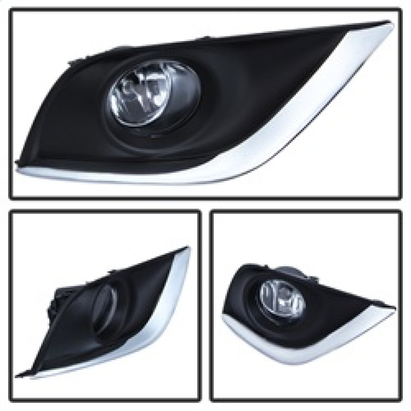 Spyder Nissan versa 2015+ OEM Fog Lights w/Switch Clear FL-NV2015-C 5080240