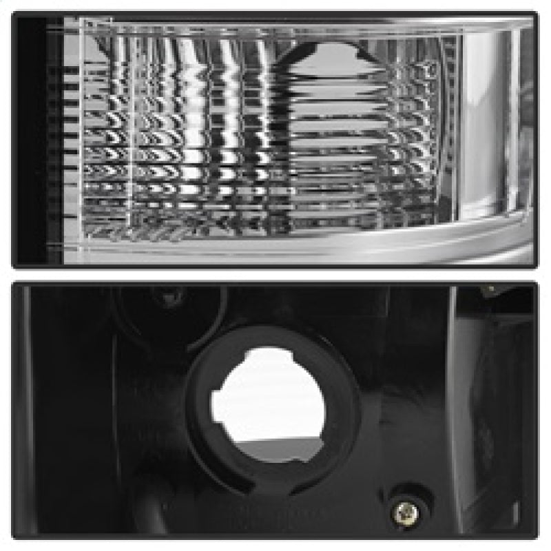 Spyder 07-13 Silverado (Will Not Work w/2010 921 Bulb) V3 Tail Lights Rd/Clr ALT-YD-CS07V3-LBLED-RC 5084101
