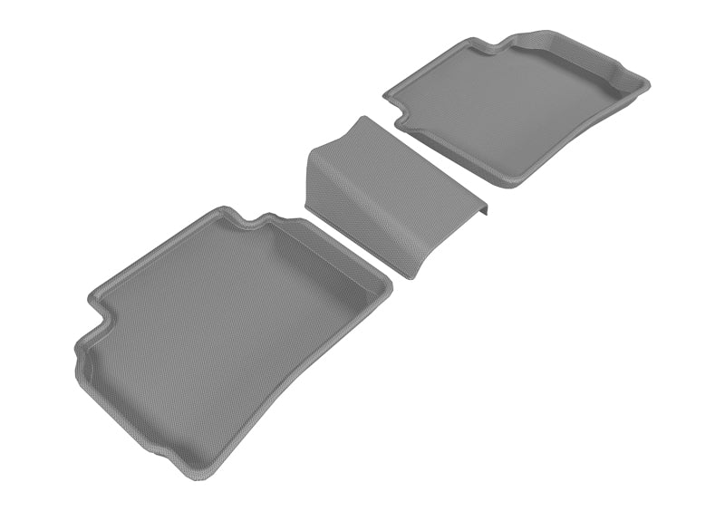 3D MAXpider 2016-2020 Chevrolet Malibu Kagu 2nd Row Floormats - Gray L1CH07721501