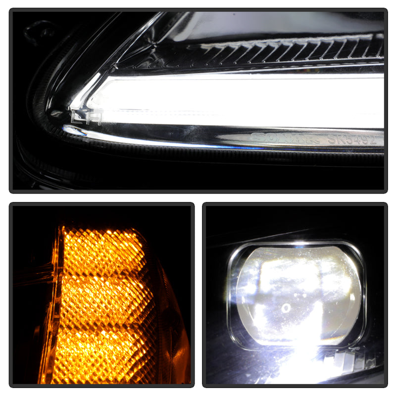 SPYDER Apex Series 05-13 Chevrolet C6 Corvette Hi Powered LED Module Headlights 5087942
