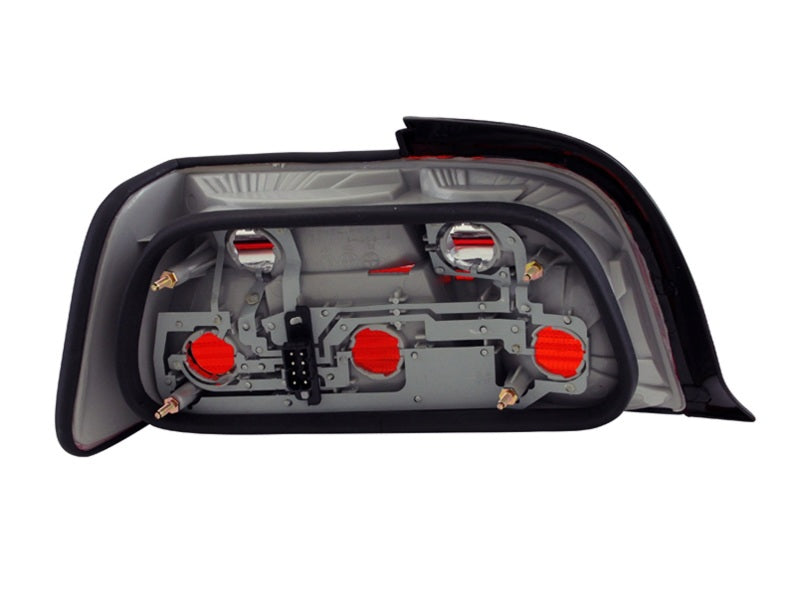 Anzo 1992-1998 BMW 3 Series E36 Tail lights Red/Smoke