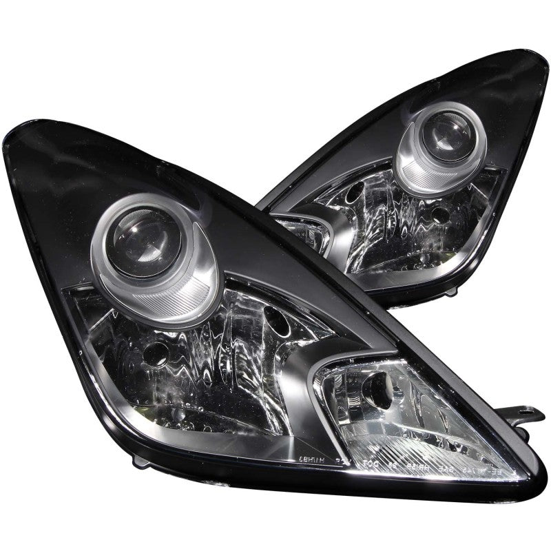 Anzo 2000-2005 Toyota Celica Crystal Headlights Black