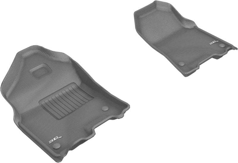 3D MAXpider 2019-2020 Dodge Ram 1500 Crew Cab/Quad Cab Kagu 1st Row Floormat - Gray L1DG02811501
