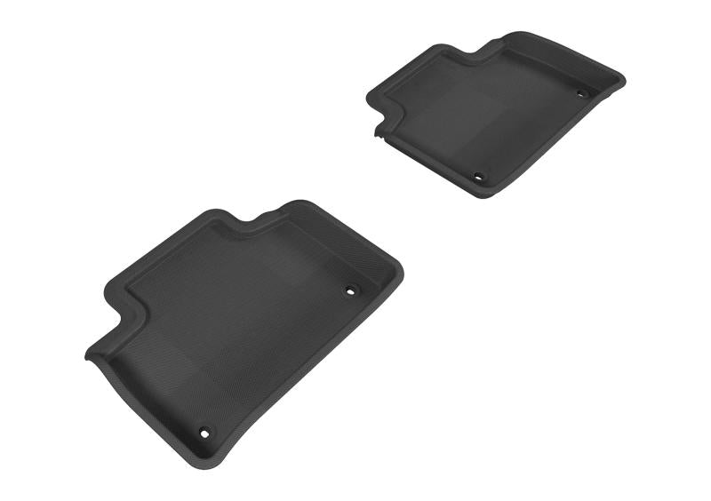 3D MAXpider 2007-2012 Lexus LS460 Kagu 2nd Row Floormats - Gray L1LX03821501