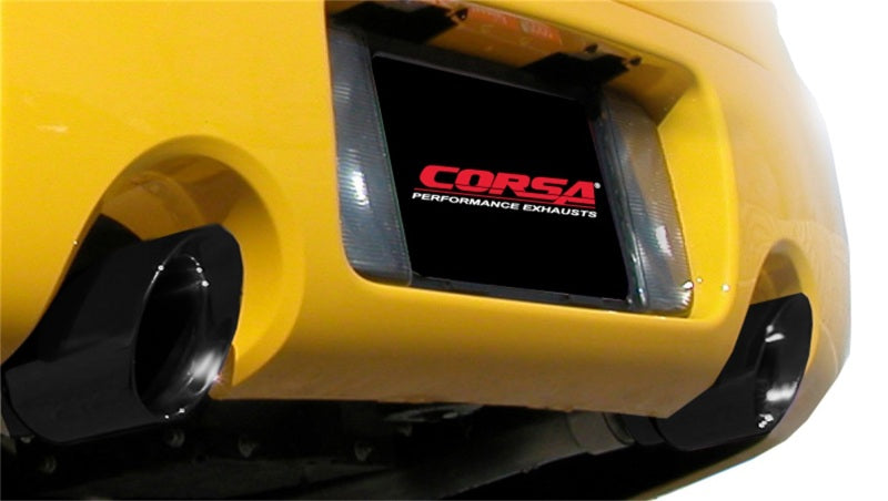 Corsa 03-06 Chevrolet SSR 5.3L V8 3in Cat-Back Dual Rear w Single 4in Black Pro-Series Tips 14254BLK