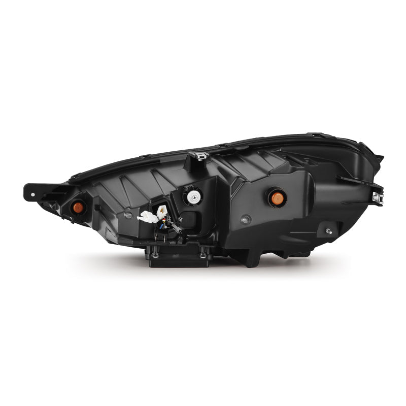 AlphaRex 12-21 Tesla Model S NOVA LED Proj Headlights Alpha-Black w/Actv Light & Seq.Sig / SB DRL 880878 *Discontinued