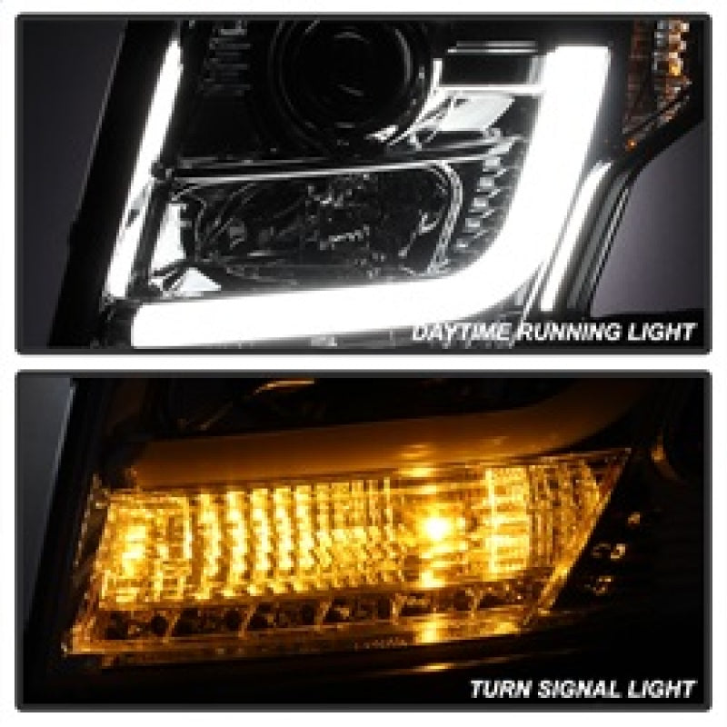 Spyder Chevy Tahoe / Suburban 2015 -2016 Projector Headlights - DRL LED - Smoke PRO-YD-CTA15-DRL-SM 5082558