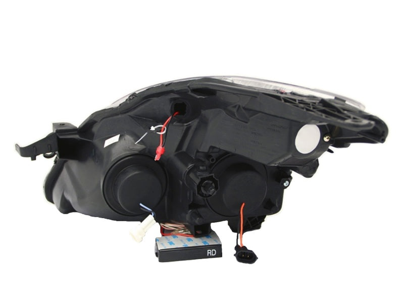 Anzo 2008-2009 Nissan Altima Projector Headlights w/ Halo Black (CCFL)