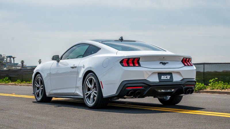 Borla 2024 Ford Mustang Ecoboost 2.3L ATAK Catback Exhaust Black Chrome w/ Quad Tip - Non-Active 140982BC
