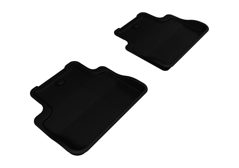 3D MAXpider 2009-2014 Acura TL FWD Kagu 2nd Row Floormats - Black L1AC00321509