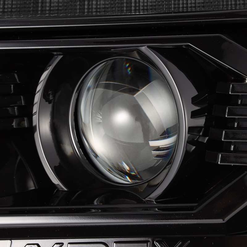 AlphaRex 12-15 Toyota Tacoma LUXX LED Projector Headlights Plank Style Alpha Black w/DRL 880750 *Discontinued
