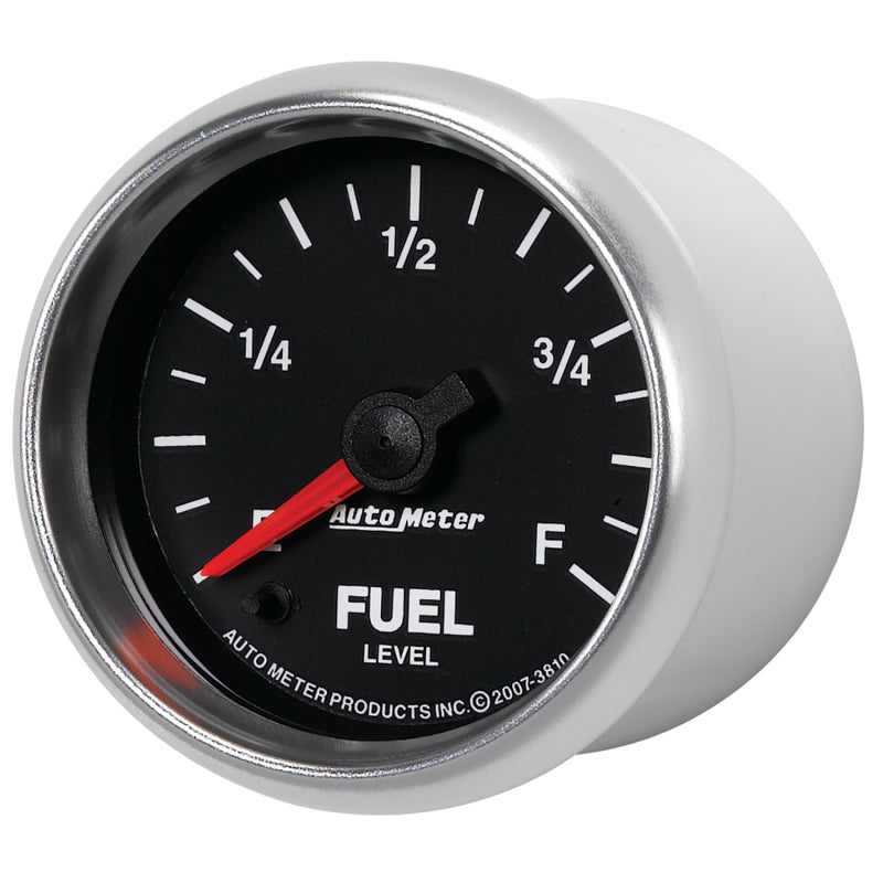 AutoMeter GS 2 1/16in. 0-280 Ohms Fuel Level Gauge - Stepper Motor 3810