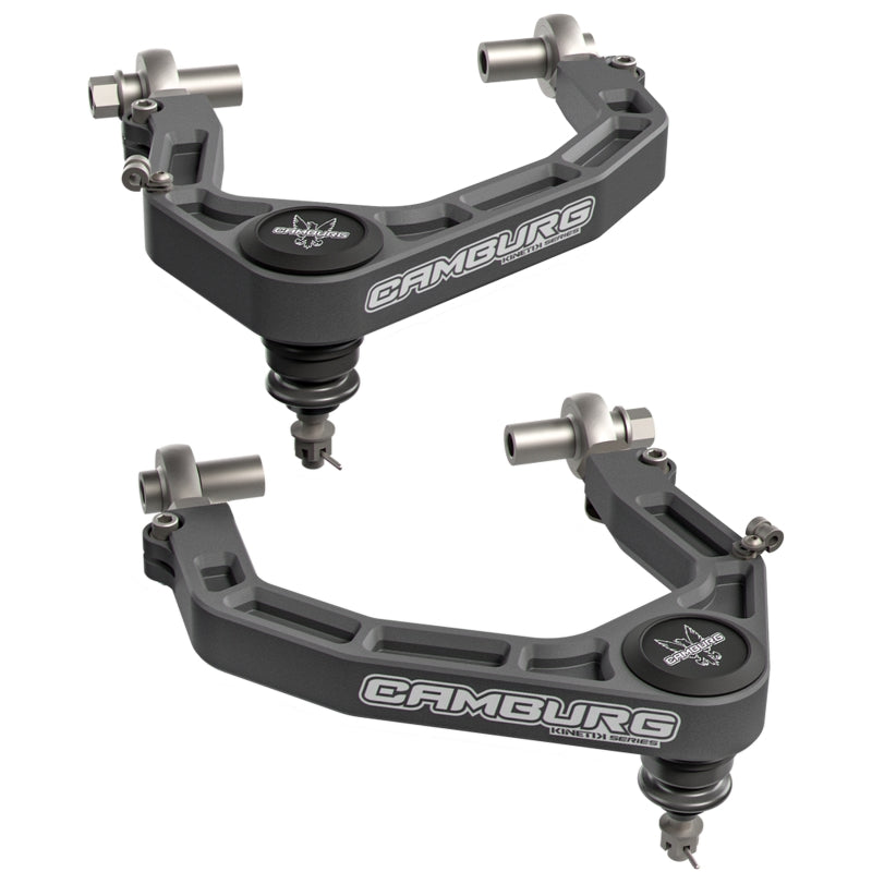 Camburg 2024+ Ford Ranger Raptor KINETIK Series Billet X-Joint XL Upper Control Arms - Gray CAM-110308-GRY