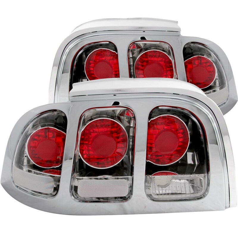 Anzo 1994-1998 Ford Mustang Tail lights Chrome