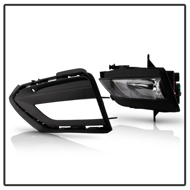 Spyder VW Golf 18-20 OEM Style Fog Lights w/Universal Switch - Clear (FL-VG2018-C) 5087157