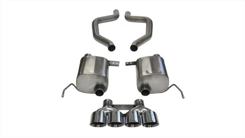 Corsa Performance 2015 Corvette Z06 2.75in Axle Back Exhaust Polished Dual Rear