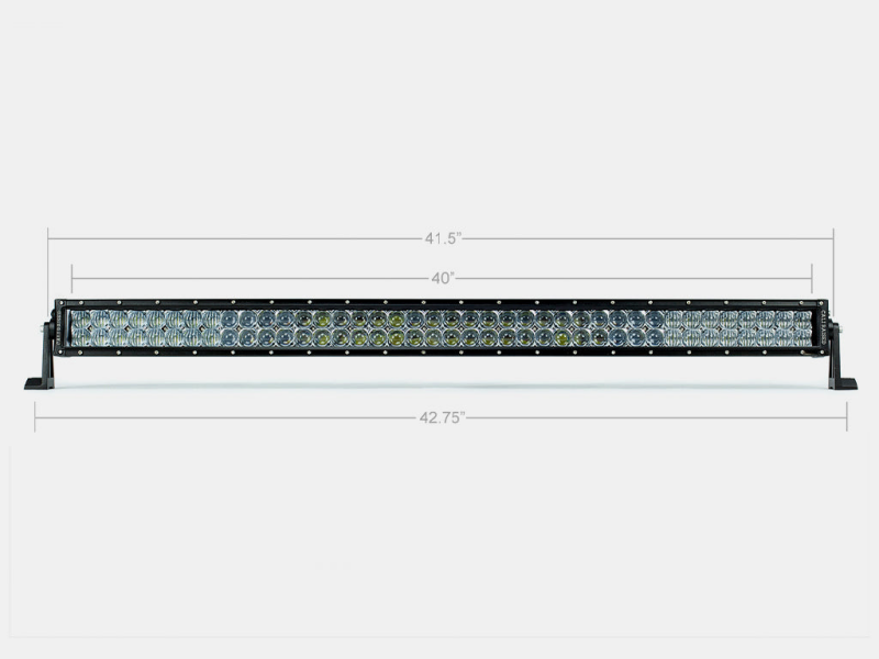 Cali Raised LED Cali Raised 42 Dual Row 5D Optic Osram Led Bar - Spot CR2313