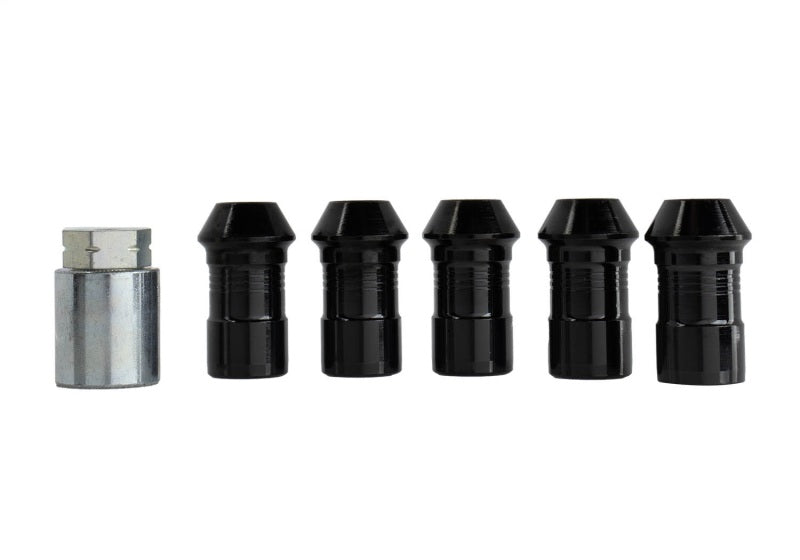 Ford Racing 2023+ Ford Bronco Raptor  M14 x 1.5 Black Security Lug Nut Kit - Set of 5 M-1A043-A5