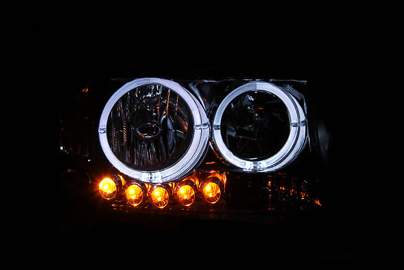 Anzo 1997-2004 Dodge Dakota Crystal Headlights Black 1pc