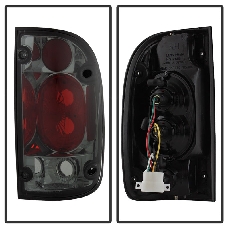 Spyder Toyota Tacoma 95-00 Euro Style Tail Lights Smoke ALT-YD-TT95-SM 5033765