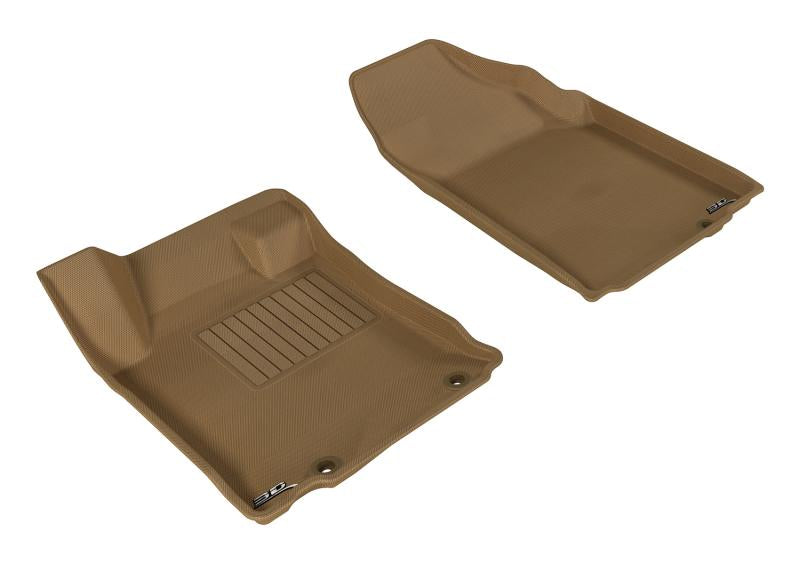 3D MAXpider 2013-2015 Nissan Altima Sedan Kagu 1st Row Floormat - Tan L1NS07311502