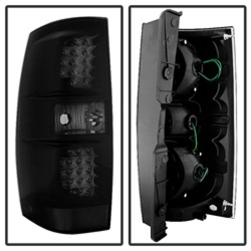 SPYDER Xtune Mc Yukon/Yukon Denali 07-14 LED Tail Lights Black Smoked ALT-JH-CSUB07-LED-G2-BSM 9033926