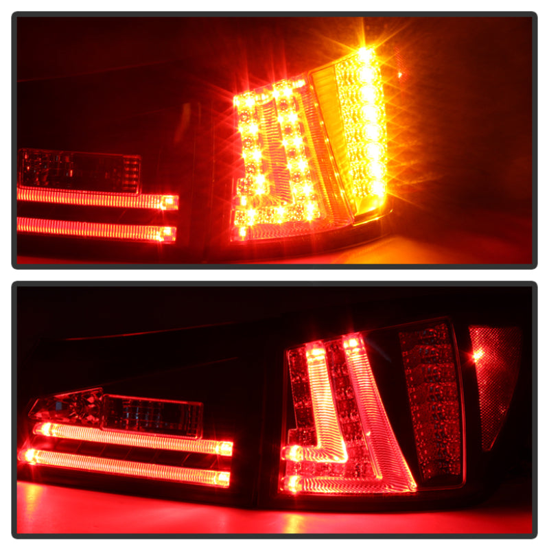 Spyder Lexus IS250 06-08 LED Tail Lights Black Smoke ALT-YD-LIS06-LED-BSM 5080790